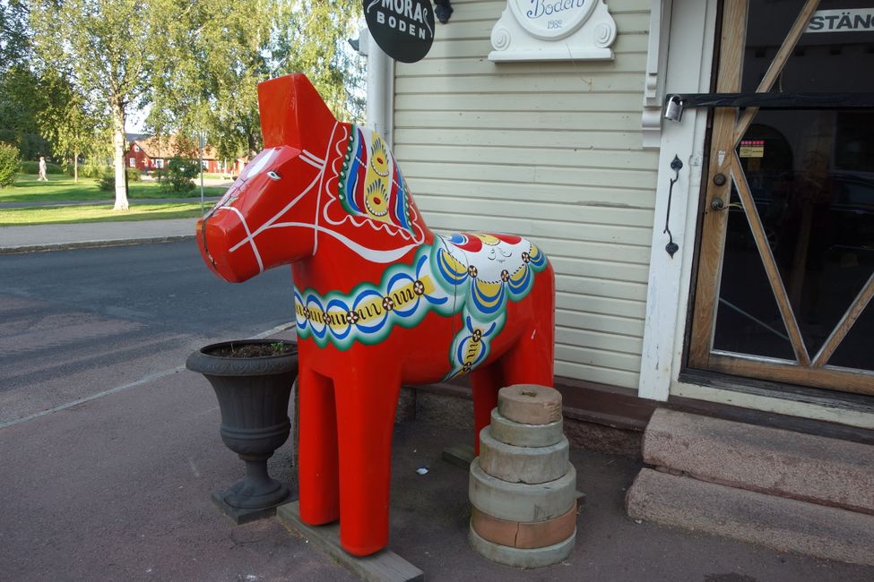 Das Dalarna-Pferd kommt aus dieser Region, ist aber auch Symbol für ganz Schweden 