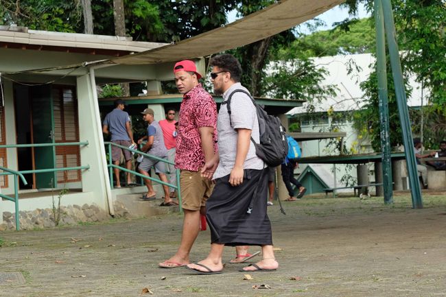 Dass Männer in Fiji oft mit Rock (man nennt ihn «Sulu») herumlaufen, ist nur zu Beginn etwas verwirrend