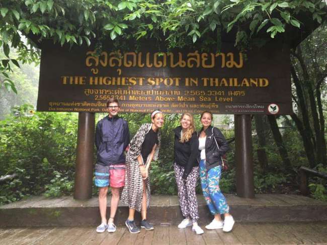 Highest spot in Thailand