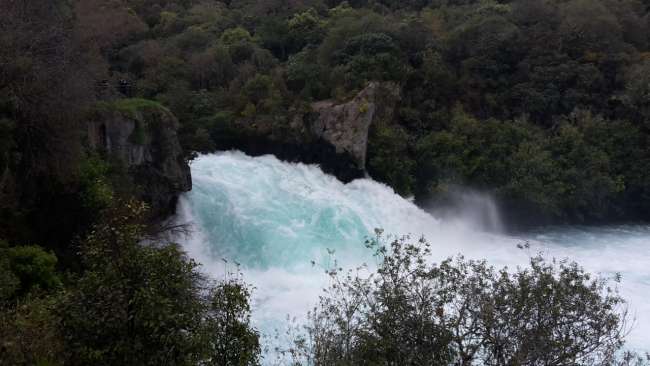 Huka Falls - the color is amazing!
