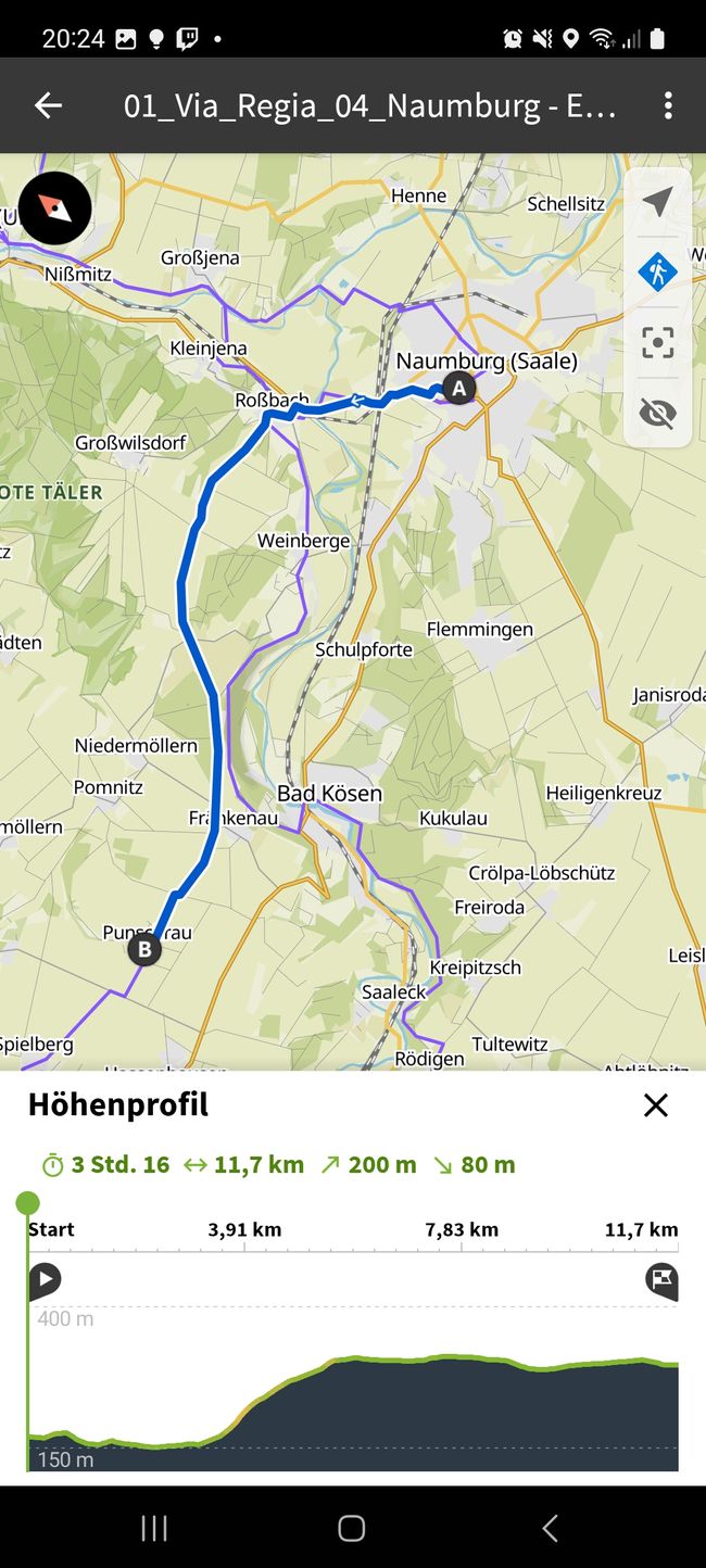 3rd day from Großjena to Punschrau