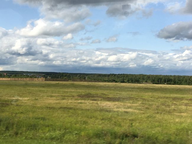 The Ural Mountains. In this section, it is rather unspectacular.