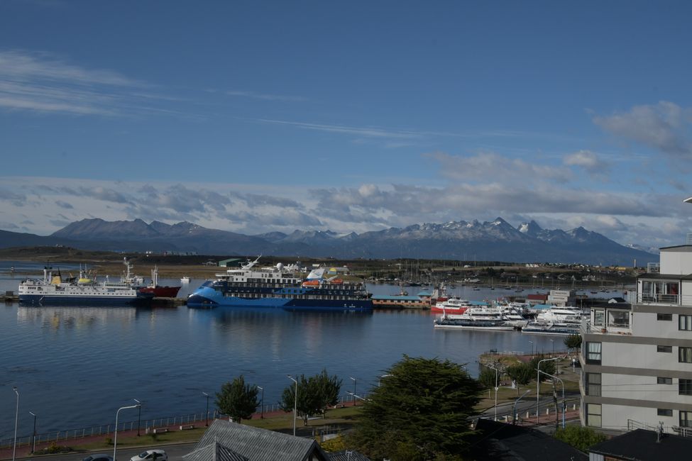 Ushuaia - view from the hotel room
