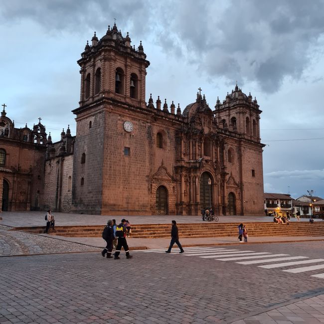 es wird Nacht in Cusco