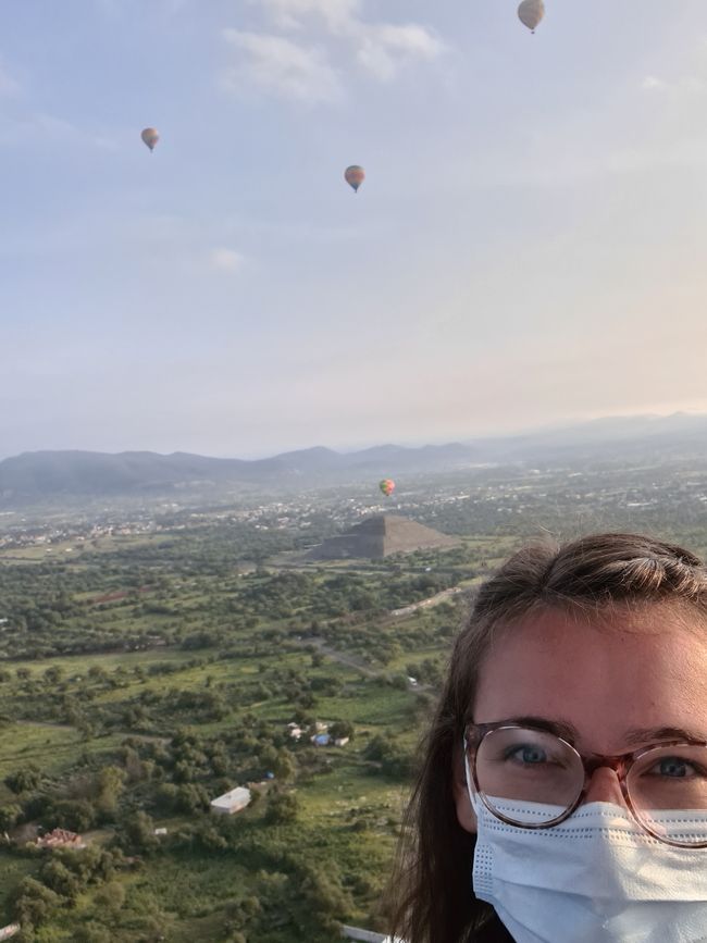 Ballonfahrt über die Teotihuacán-Pyramiden (2)