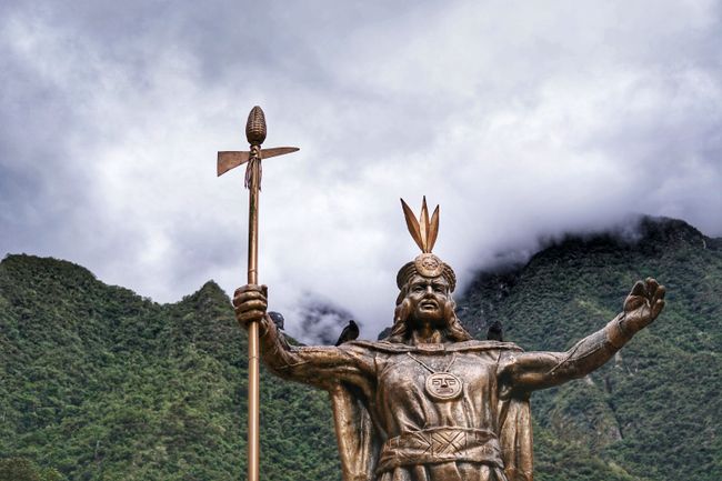 Der mächtige Inkakönig war uns nicht wohl "gesonnen" 