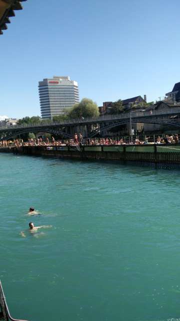 Swimming in the Limmat