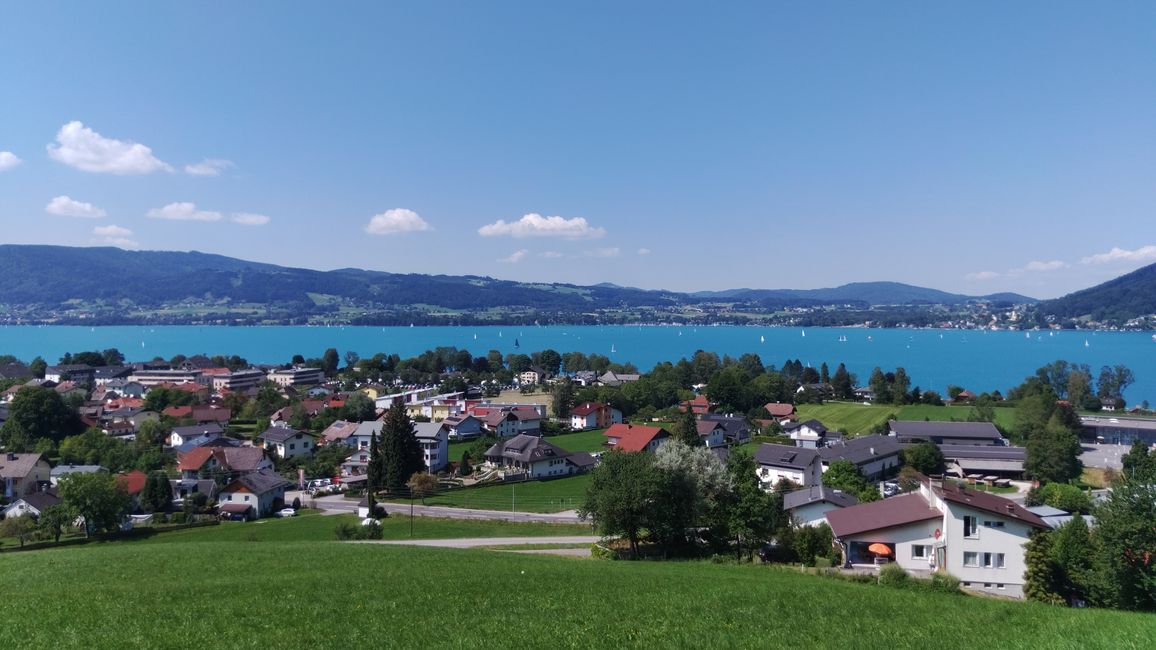 Day 23 to 27 Attersee and heading towards the Danube along the Traun