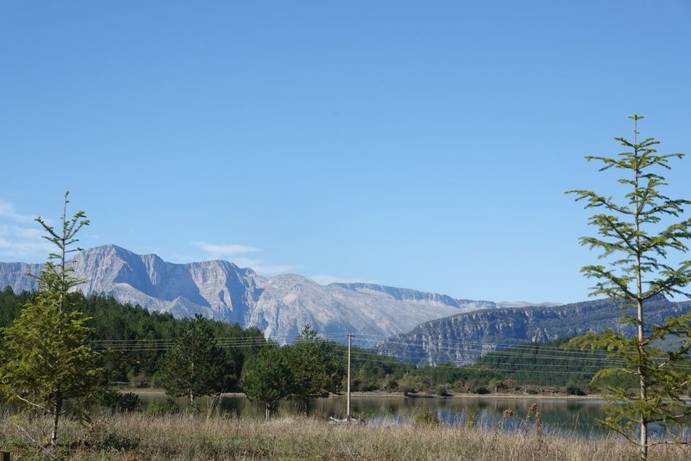 Dag 70 bis 74 Schéin Bierg Albanien, Permet, Vjosa Dall, Lake Prespa
