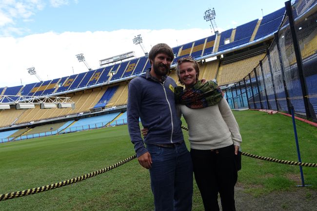 Im Stadion der Boca Juniors