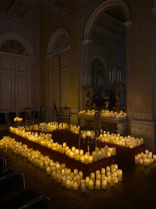 Candle light concert in the Albertina