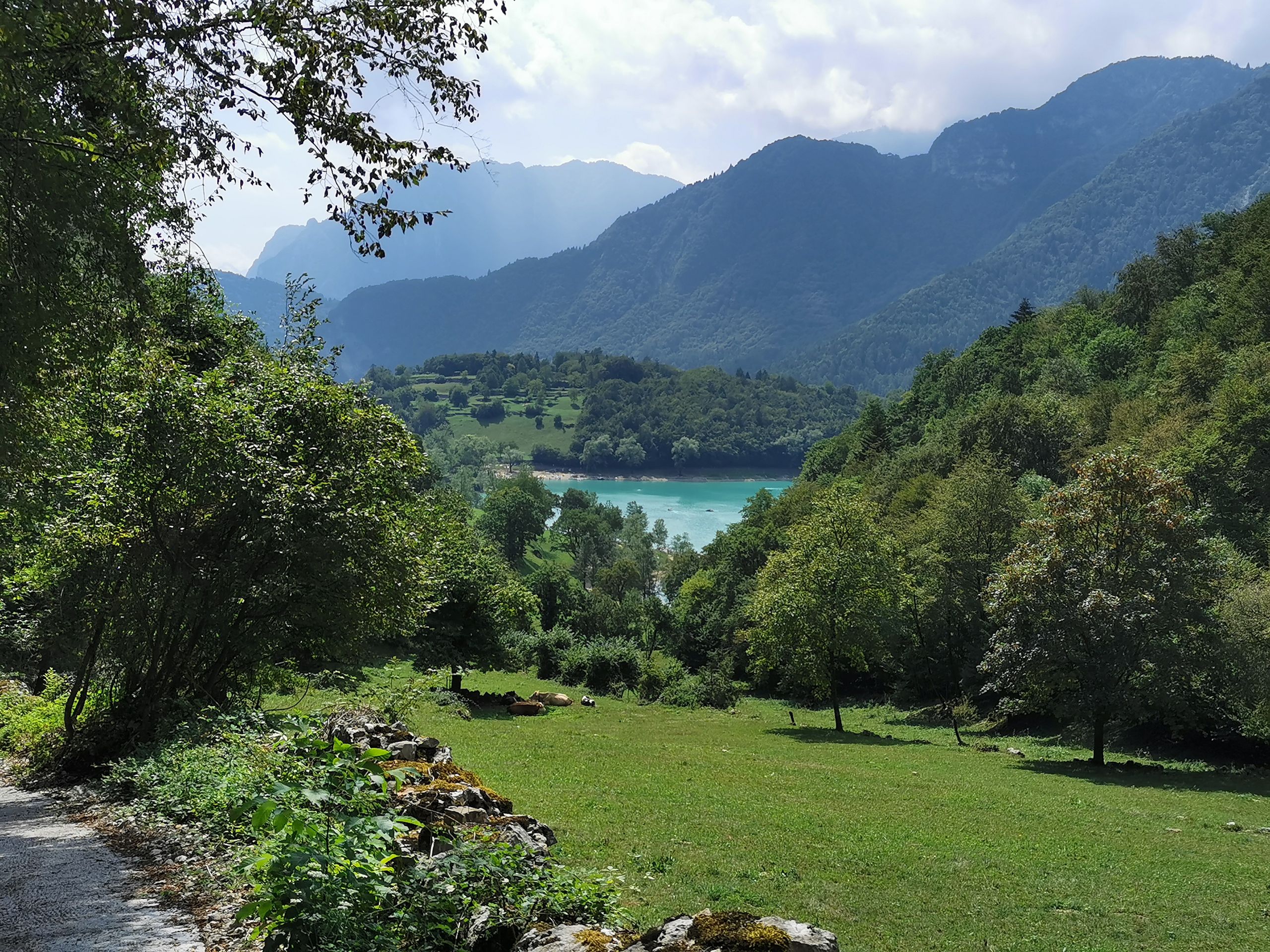 Blick auf den Lago di Tennno