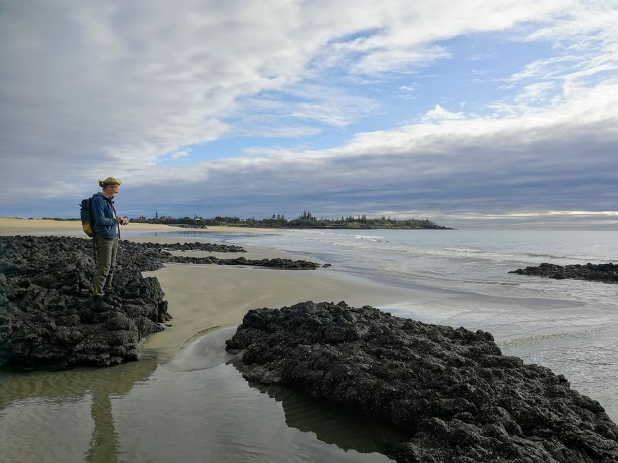 Stein- und Meereslandschaft am Elliot Heads, Bundaberg