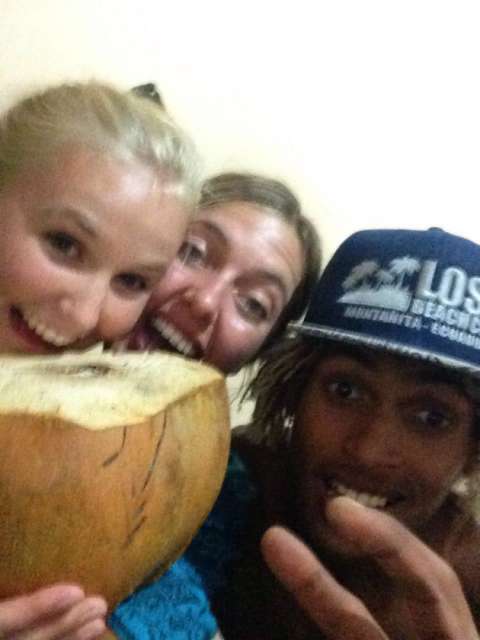 Fresh cocoloco from the coconut