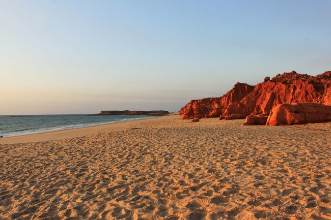Western Beach at Cape Leveque just before sunset