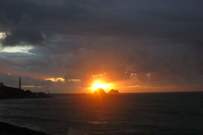 Sonnenuntergang in New Plymouth
