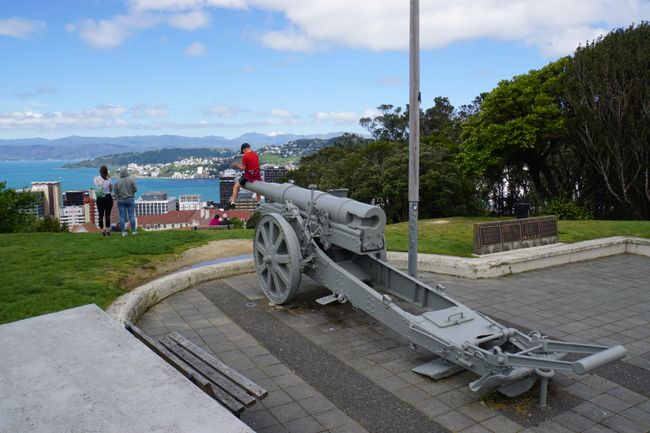 Cape Palliser and the capital Wellington