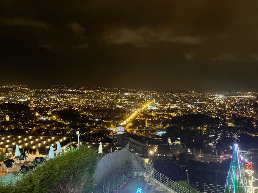 View from Turi at night