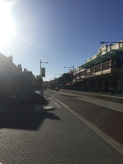 Perth und die Anspannung, ob man wirklich nach Hause darf.