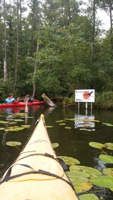 Return trip to the canoe camp