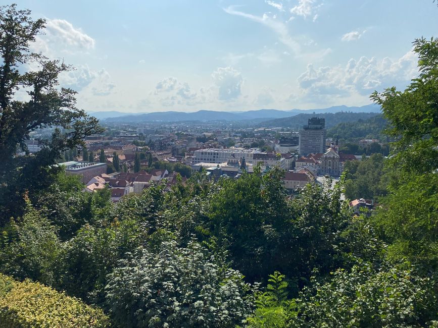 Ausblick auf Ljubljana