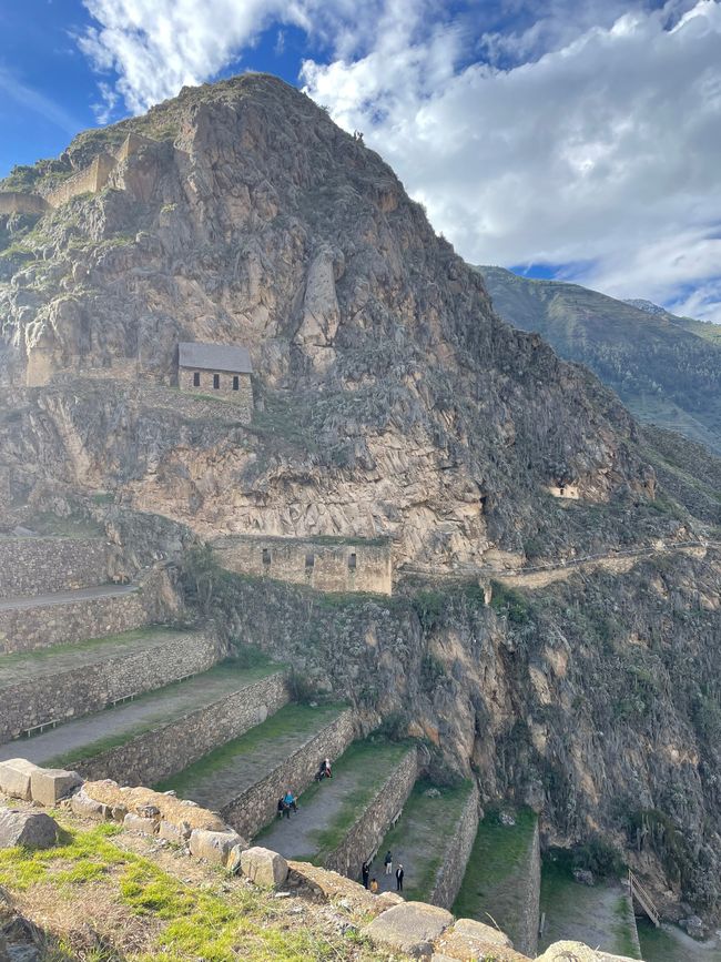 Inca fortress above Ollantaytambo