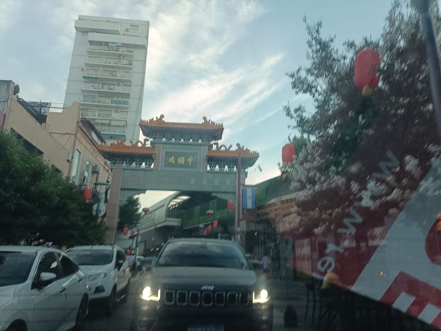 Here's the entrance to the Chinatown where we had dinner. It's impressive but not as big as you might expect. 