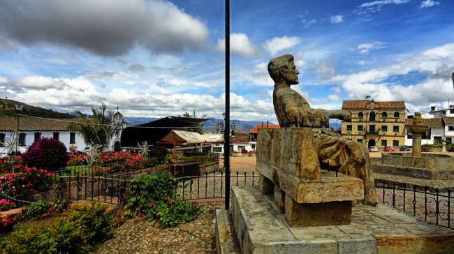 The tour of the downtown monuments of Monguí