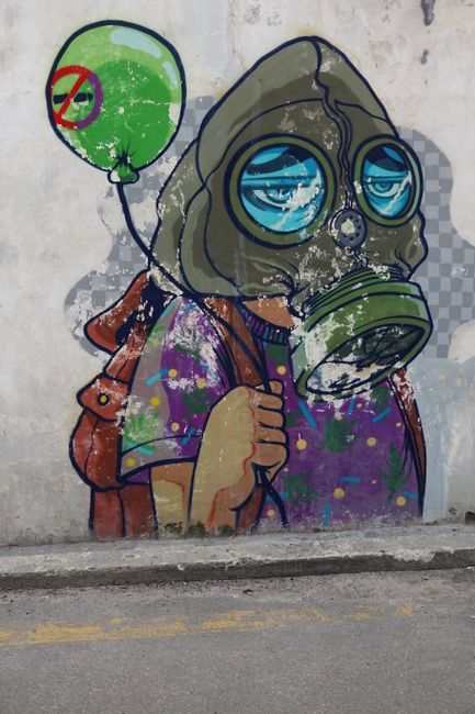 Day 228 Street Art in den Gassen von Penang