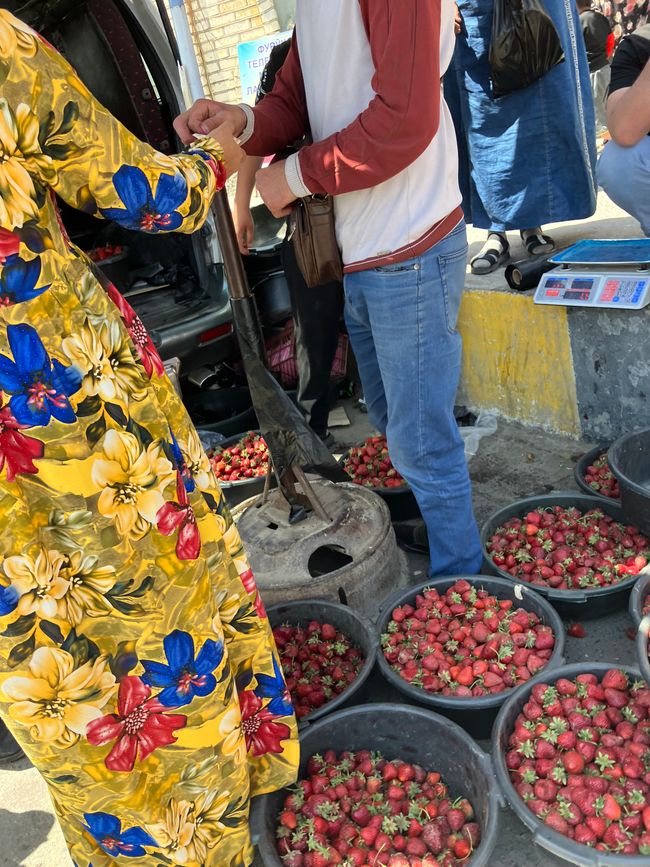 Auf dem Markt in Panjakent