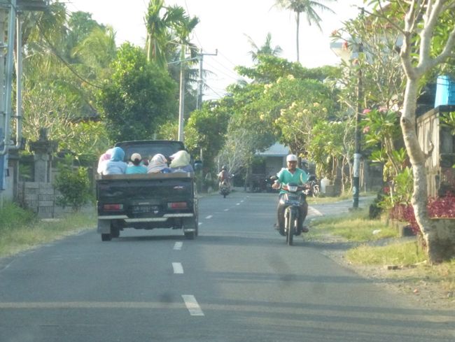 Balinesischer Straßenverkehr