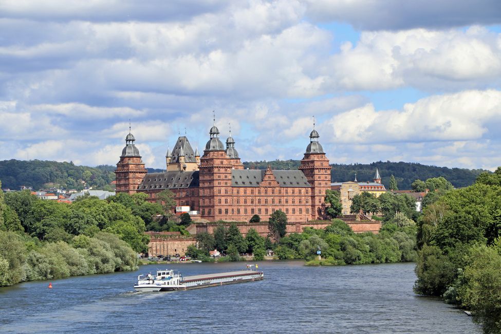 ASCHAFFENBURG - 1st station of a photo trip through the river valleys of Main and Tauber in July 2020
