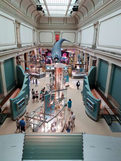 Impresiones del Museo Nacional de Historia Natural (incl. Diamante Hope)