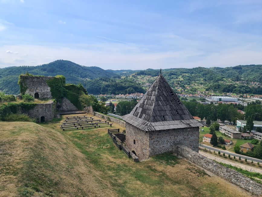 Natürlich gibs auch eine kleine Burg in Maglaj.