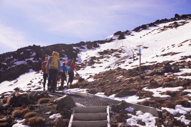 Tongariro Alpine Crossing, ein Kinderwunsch wird wahr