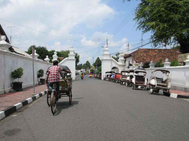 Rickshaw in Yogyakarta