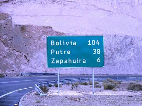 Take the bus to Arica and then to Putre in the highlands