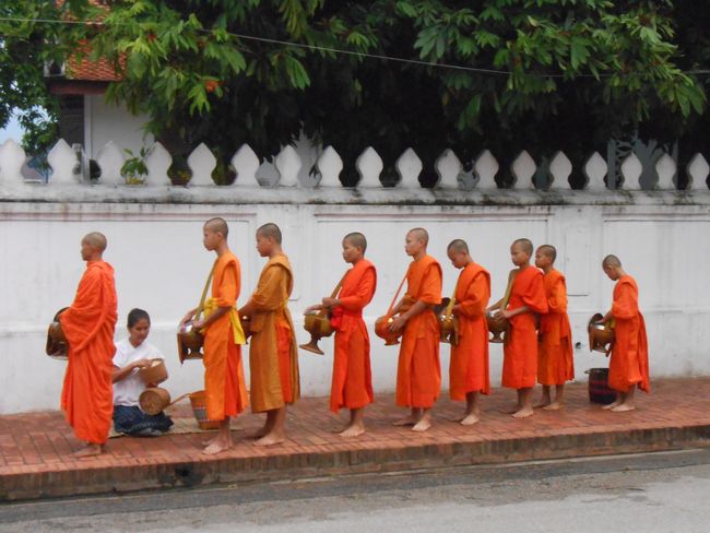Monks in Luang Prabang