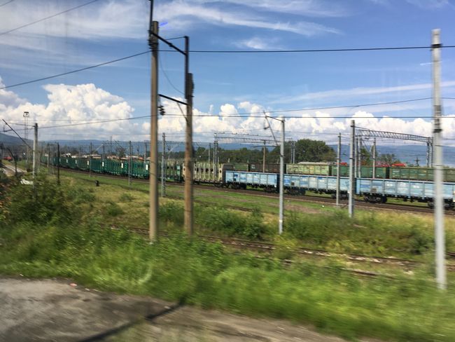 The Trans-Siberian Railway again and again.