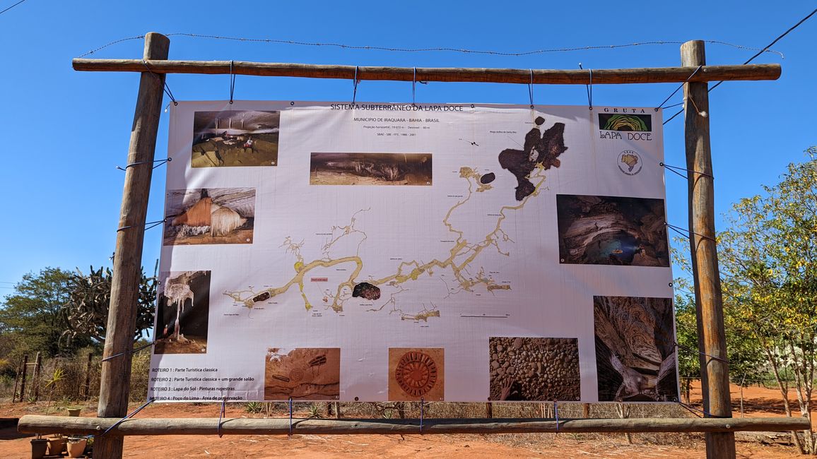 Lapa Doce Höhle, Devils Pool und Blick auf Pai Inacio, Chapa Diamantina