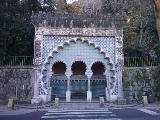 Ein maurischer Brunnen in Sintra