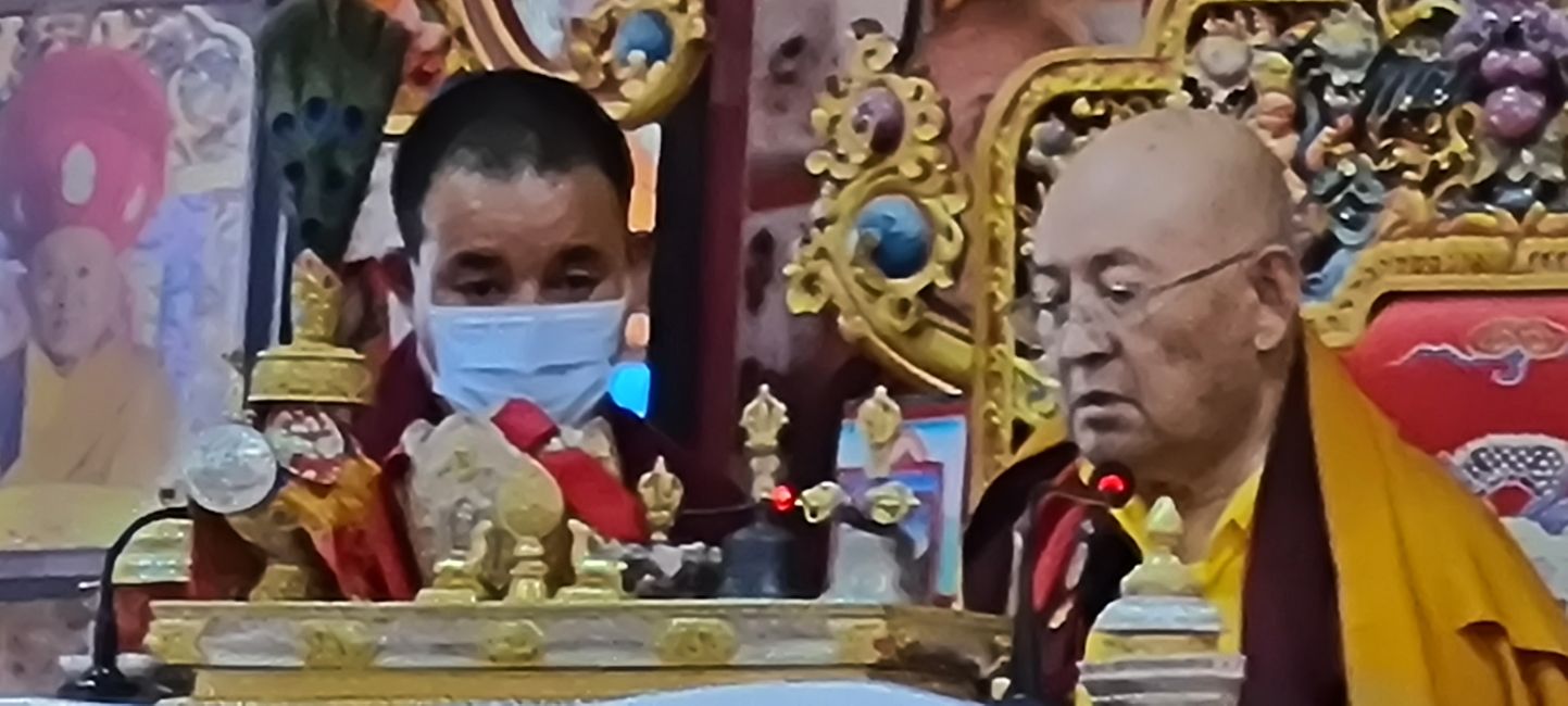 Rinpoche and his devoted student Rangdröl