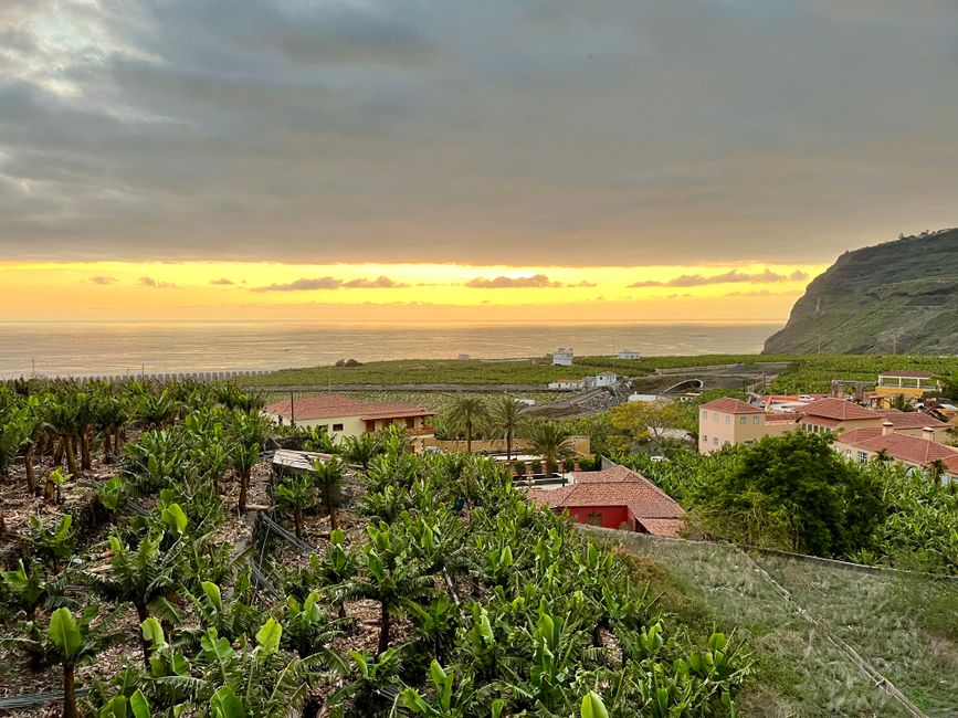 Sonnenuntergang in Tazacorte