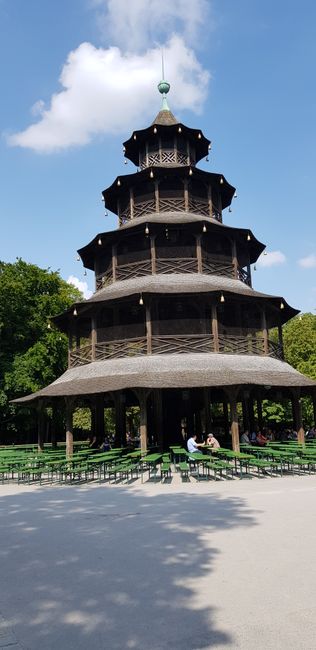 München englischer Garten - chinesischer Turm