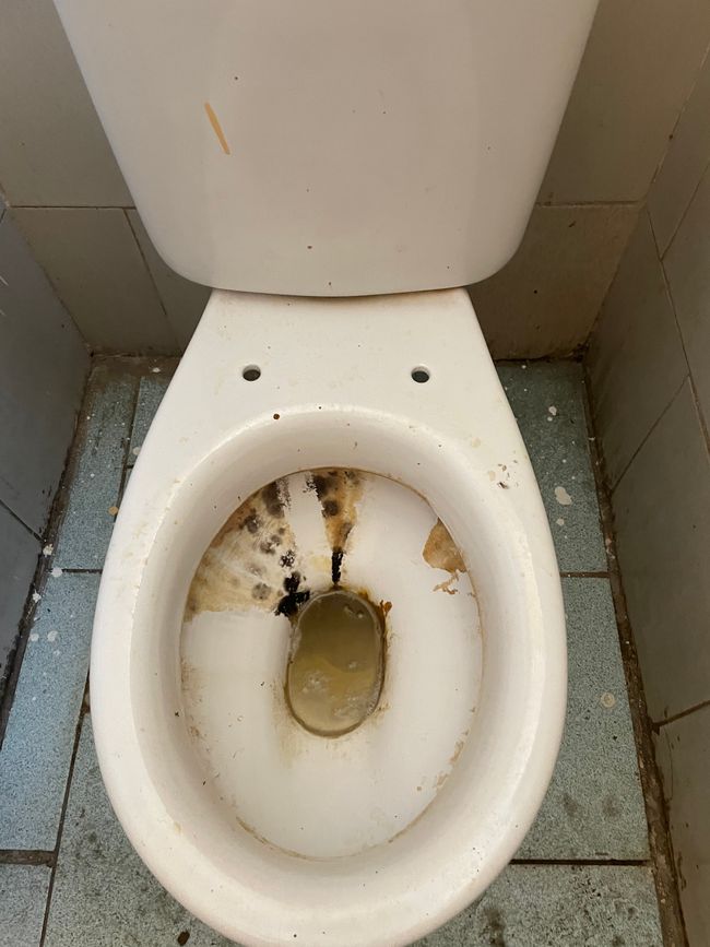 normale öffentliche Toilette 