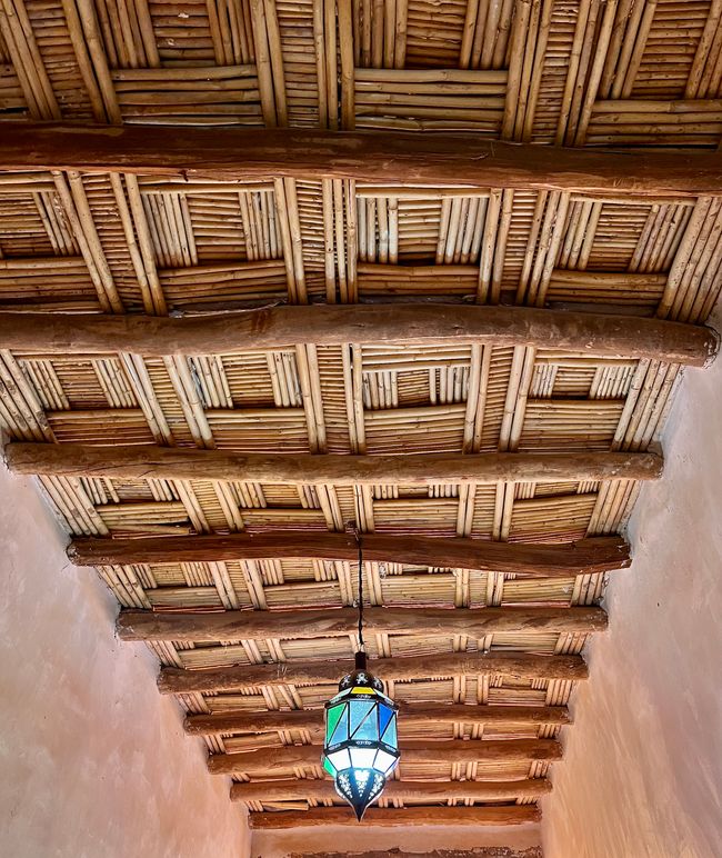An artistically arranged ceiling. (Photo: Birgit)