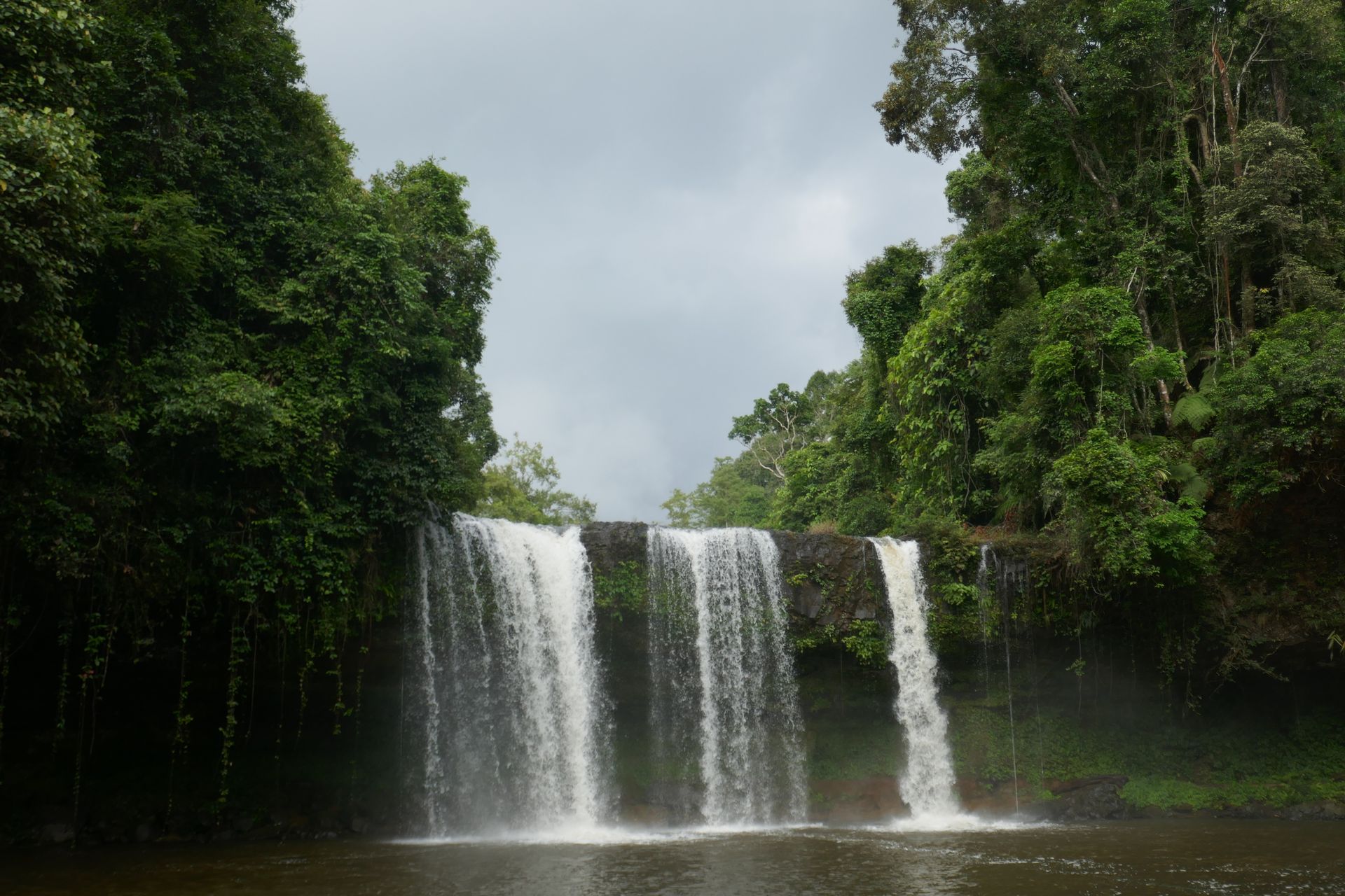 The Tad Champi was the third waterfall in the group (but there are still several more waterfalls on the Bolaven Plateau)