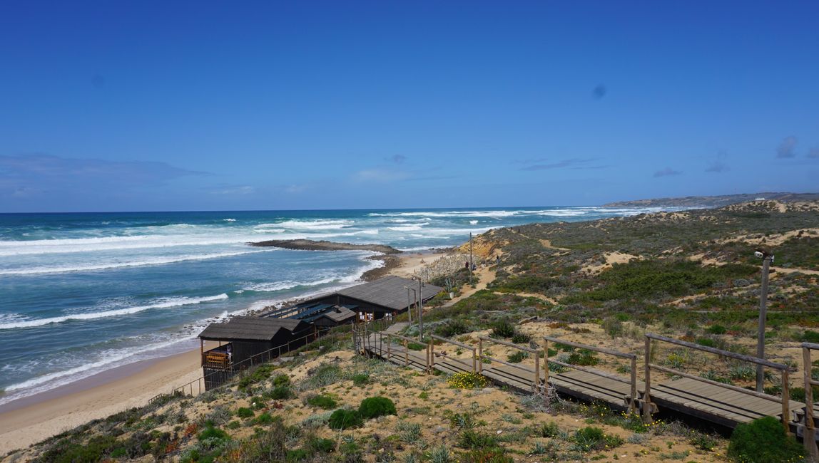 Beach shack Sansibar on the Atlantic