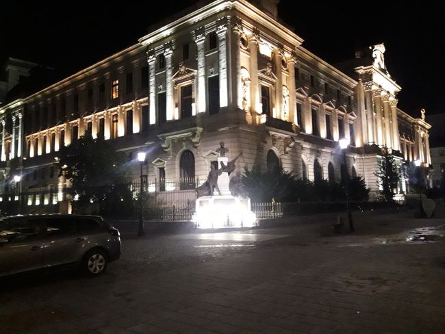 irgendein Haus im Zentrum Bukarests