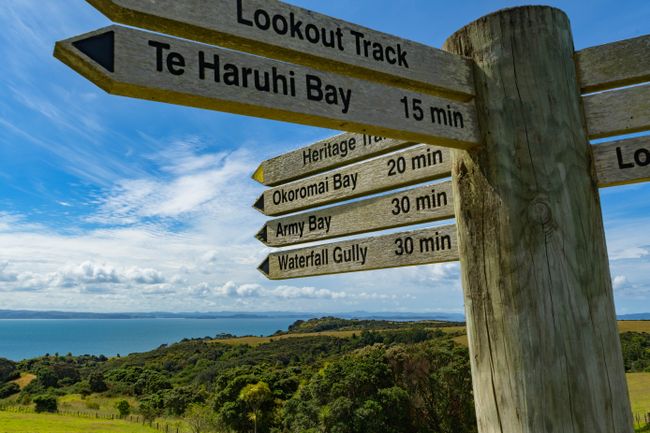 Auf dem Weg zur Te Haruhi Bay